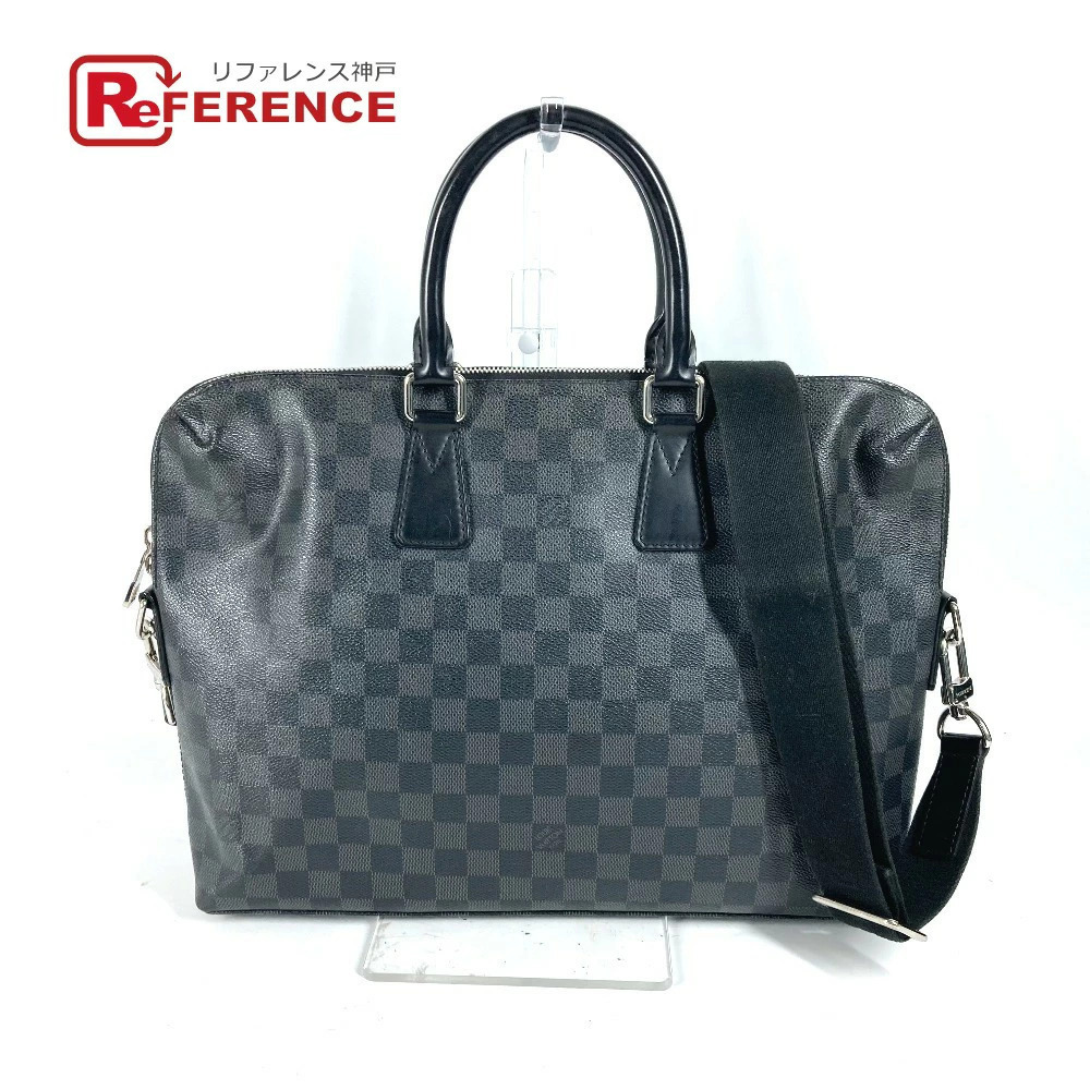 LOUIS VUITTON Damier Graphite Black Porte Documents Jour PDJ Briefcase
